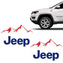 Par De Adesivos Para Jeep Montanha Modelo Azul - Genérico Par De Adesivos Para Jeep Montanha Modelo Azul - Genérico