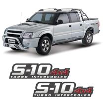 Par De Adesivos S10 2009/2011 Turbo Intercooler 4x4 Vermelho Par De Adesivos S10 2009/2011 Turbo Intercooler 4x4 Vermelho