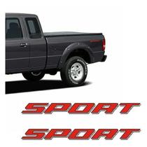 Par De Adesivos Sport Ranger 2007 2008 Emblema Vermelho Ford