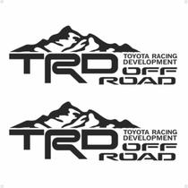 Par De Adesivos Trd Off Road Hilux Emblema Lateral Preto Par De Adesivos Trd Off Road Hilux Emblema Lateral Preto