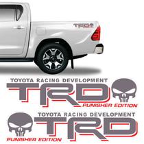 Par De Adesivos Trd Punisher Edition Hilux Lateral Grafite Par De Adesivos Trd Punisher Edition Hilux Lateral Grafite