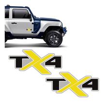 Par De Adesivos Tx4 Troller 2020/2021 Emblema Lateral Portas.