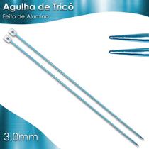 Par De Agulha De Tricô Alumínio - Círculo - 3,0Mm - Nybc