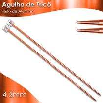 Par De Agulha De Tricô Alumínio - Círculo - 4,5Mm - Nybc Par De Agulha De Tricô Alumínio - Círculo - 4,5Mm - Nybc
