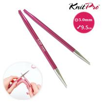 Par de Agulhas Intercambiáveis KnitPro Zing Especial 5.0mm