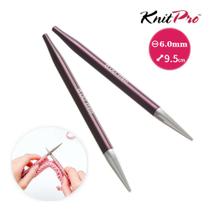 Par de Agulhas Intercambiáveis KnitPro Zing Especial 6.0mm