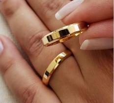 Par De Aliança Dourada Lisa Casamento Noivado Lisa Ouro 18 Killates Par De Aliança Dourada Lisa Casamento Noivado Lisa Ouro 18 Killates