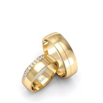 Par de aliança POSTAIS em ouro 18k Par de aliança POSTAIS em ouro 18k