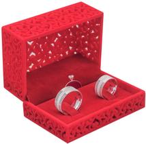 Par De Alianças Compromisso Prata 950 2 Frisos 8mm Solitário Par De Alianças Compromisso Prata 950 2 Frisos 8mm Solitário