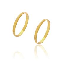 Par de Alianças de Casamento Diana Ouro Abaulada Lisa 2mm 1,5g