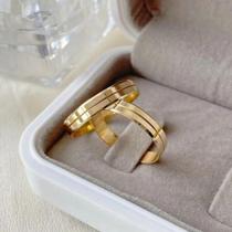 Par de Alianças de Ouro 18 Quilate 4mm 4 gramas