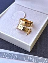 Par de Alianças de Ouro 18K de 6 mm personalizadas com Mapa Mundi
