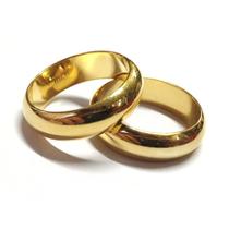 Par de Alianças de Tungstênio 6mm Tradicional Dourada Par de Alianças de Tungstênio 6mm Tradicional Dourada