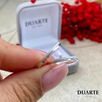 Par de Alianças para Namoro em prata 950 - 2mm - Salvador - Duarte Joias