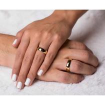 Par de alianças tungstênio 6mm tradicionais Par de alianças tungstênio 6mm tradicionais