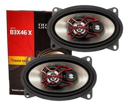 Par de Alto Falantes 4x6 Bravox Triaxial B3X46X - 80 Watts RMS Par de Alto Falantes 4x6 Bravox Triaxial B3X46X - 80 Watts RMS
