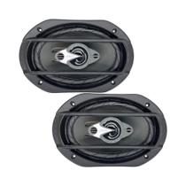 Par de Alto Falantes 6x9 Polegadas Triaxial Diamond LD-69TX 320W 4Ohms Leson - 2LS110069