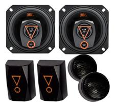 Par de Alto Falantes JBL 4TRMS80 160W + Par Mini Tweeters 1TWMS80 160W