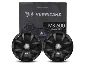 Par De Alto Falantes Midbass Hurricane MB600 500W Par De Alto Falantes Midbass Hurricane MB600 500W