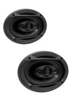 Par de Alto Falantes Quadriaxiais 6x9 Pol JBL FLEX4 110W RMS 69QDFX110 4 Ohms - Preto