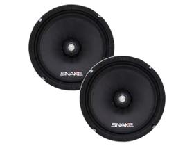 Par de Alto Falantes Som Automotivo Profissional Snake ESV220 220W Rms Woofer 6 Polegadas, 6x9 Polegadas ou 8 Polegadas