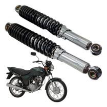 Par de Amortecedor Gp7 Com Regulagem Cg 125 00/08