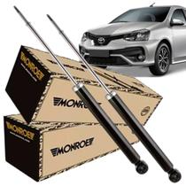 Par de Amortecedor Toyota Etios Hatch Sedan Traseiros Monroe