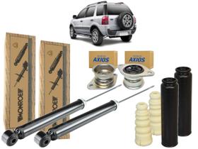 Par de Amortecedores Traseiros Novos Ecosport 2003 a 2012 Com Kit Batente e Coifa e Coxim - Completo