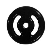 Par de Anilha Emborrachada 2kg Vazada