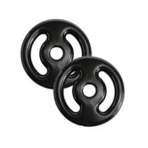 Par de Anilha Emborrachada 3kg Vazada