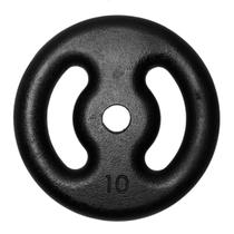 Par de Anilhas 10 Kg Furo 31 mm Treino Casa Academia Pintura Premium Ferro Fundido