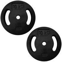 Par De Anilhas 10kg Kilos Ferro Pintada Preto Academia Barra Par De Anilhas 10kg Kilos Ferro Pintada Preto Academia Barra