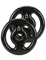 Par de Anilhas 3Kg Emborrachada Preto Musculação Aluí Fit Par de Anilhas 3Kg Emborrachada Preto Musculação Aluí Fit