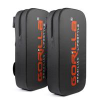 Par de Aparadores De Chute Profissional Gorilla Muay Thai Taekwondo Equipamento Para Luta Almofada Alvo De Pé