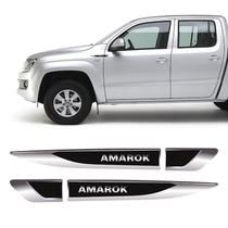 Par De Aplique Lateral Amarok 2011/2019 Emblema Resinado