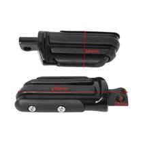 Par De Apoios De Pé Traseiros Para Passageiro De Motocicleta Harley Sportster Iron Touring Custom