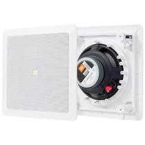 Par de Arandelas de Embutir JBL 6FR1Q com Woofer 6" Full Range 50W RMS Quadrada Branca