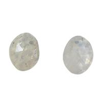 Par de Arcoiris Natural Facetado Rose Cut Formato Fancy Dimensões (LxC) 14x11 mm Par de Arcoiris Natural Facetado Rose Cut Formato Fancy Dimensões (LxC) 14x11 mm