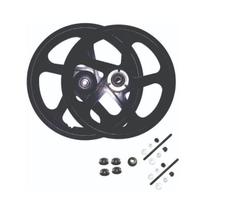 Par De Aros 16 Nylon Para Bike Infantil, Preto