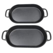 Par de Assadeira Beira Alta Ferro Fundido 20 cm E 30 cm