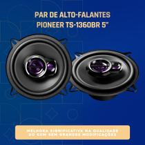 Par de Auto Falantes Pioneer 5 Polegadas Modelo TS1360BR 200W Rms 4 Ohms Som Automotivo Qualidade Sonora Auto Falantes para Carro Par de Auto Falantes Pioneer 5 Polegadas Modelo TS1360BR 200W Rms 4 Ohms Som Automotivo Qualidade Sonora Auto Falantes para Carro