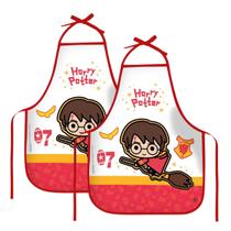 Par de Aventais de Pintura Escolar Infantil do Harry Potter Dac Original