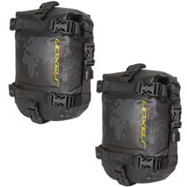 Par de Bag Bolsa Alforje Saxon Estanque Frontal 6 Lts Preto