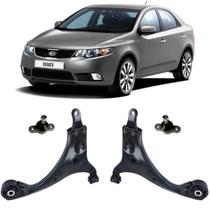 Par de Bandeja Kia Cerato Ano 2009 a 2014 com Pivô Completo Par de Bandeja Kia Cerato Ano 2009 a 2014 com Pivô Completo