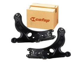 Par de Bandejas Balança Dianteira com Buchas Golf Bora Beetle Audi A3 COFAP DIREITO e ESQUERDO