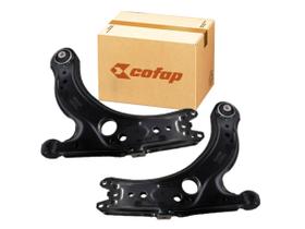 Par de Bandejas Balança Dianteira com Buchas Golf Bora Beetle Audi A3 COFAP DIREITO e ESQUERDO