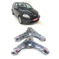 Par de Bandejas Citroen C3 Exclusive 16 16V Dianteira de 2003 a 2006