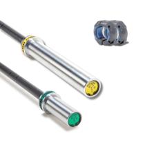 Par De Barras Olimpica Exercício Funcional 2.0 Mt E 1.6 Mt Presilhas Flexbe Fitness