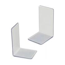 Par de Bibliocanto Cristal ou Preto Brilhante Suporte Apoio Livro Aparador Lateral Para Estante Organizador Livros e Out Par de Bibliocanto Cristal ou Preto Brilhante Suporte Apoio Livro Aparador Lateral Para Estante Organizador Livros e Out