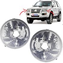 Par de Bloco Farol Principal Pajero Sport 2004 a 2012 180MM